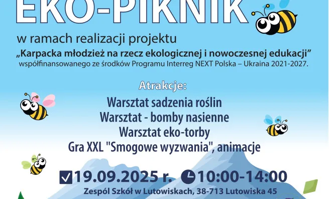 Zapraszamy na Eko-Piknik w Lutowiskach 19.09.2025