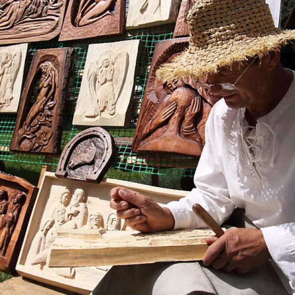 Mikroprojekt Transgraniczny produkt turystyczny Zaklete w drewnie festiwal 4