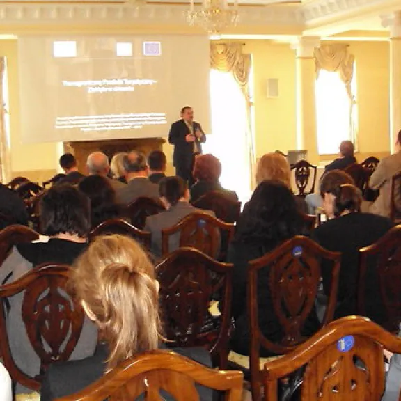 Mikroprojekt Transgraniczny produkt turystyczny Zaklete w drewnie konferencja 1