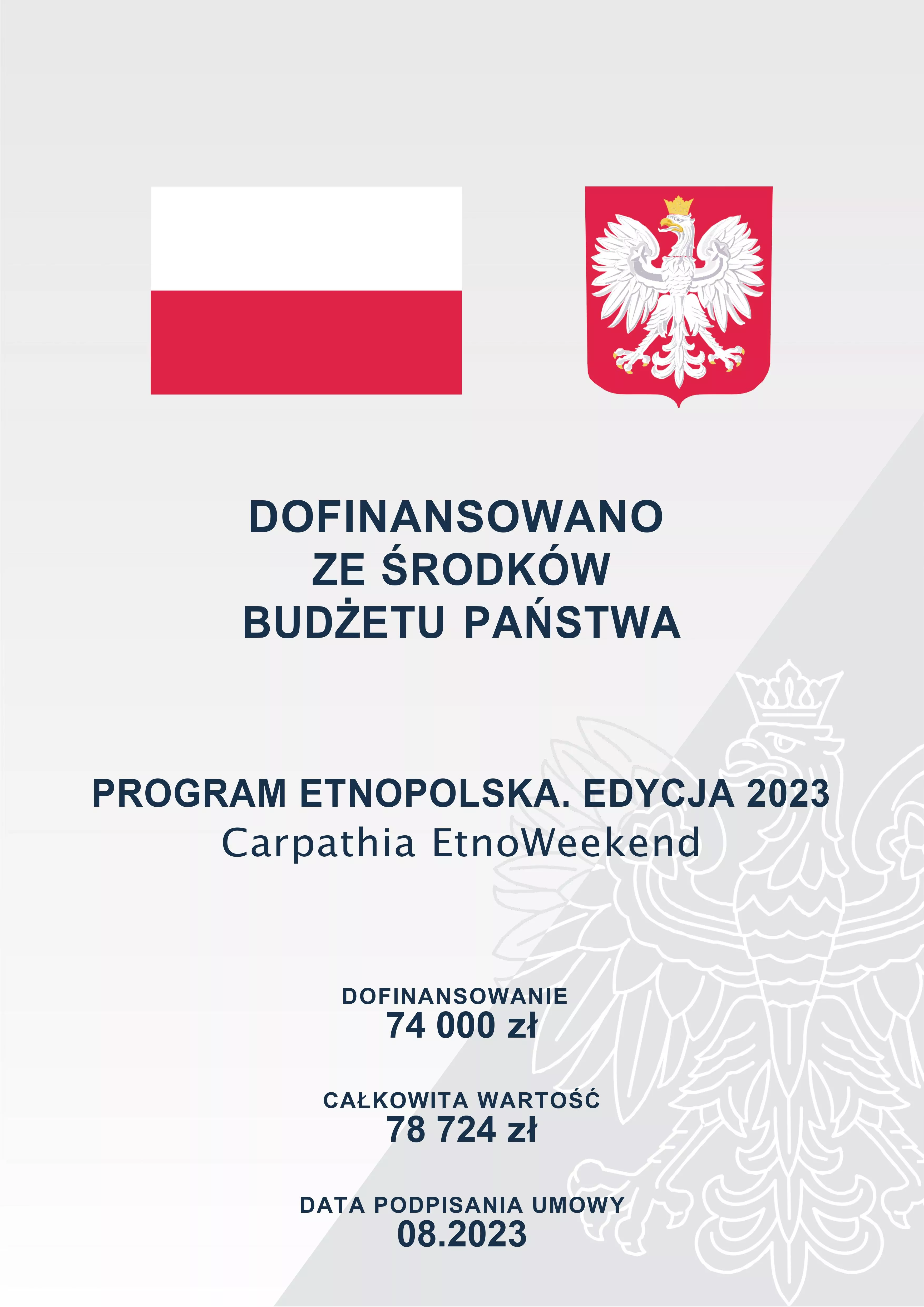 Plakat budzet panstwa EtnoPolska