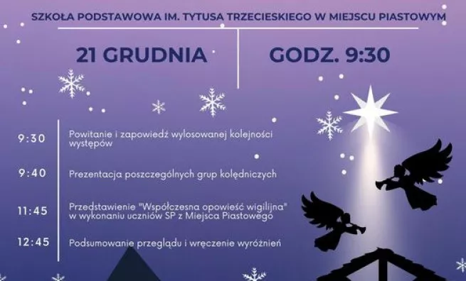 I GMINNY PRZEGLĄD SZKOLNYCH GRUP KOLĘDNICZYCH 